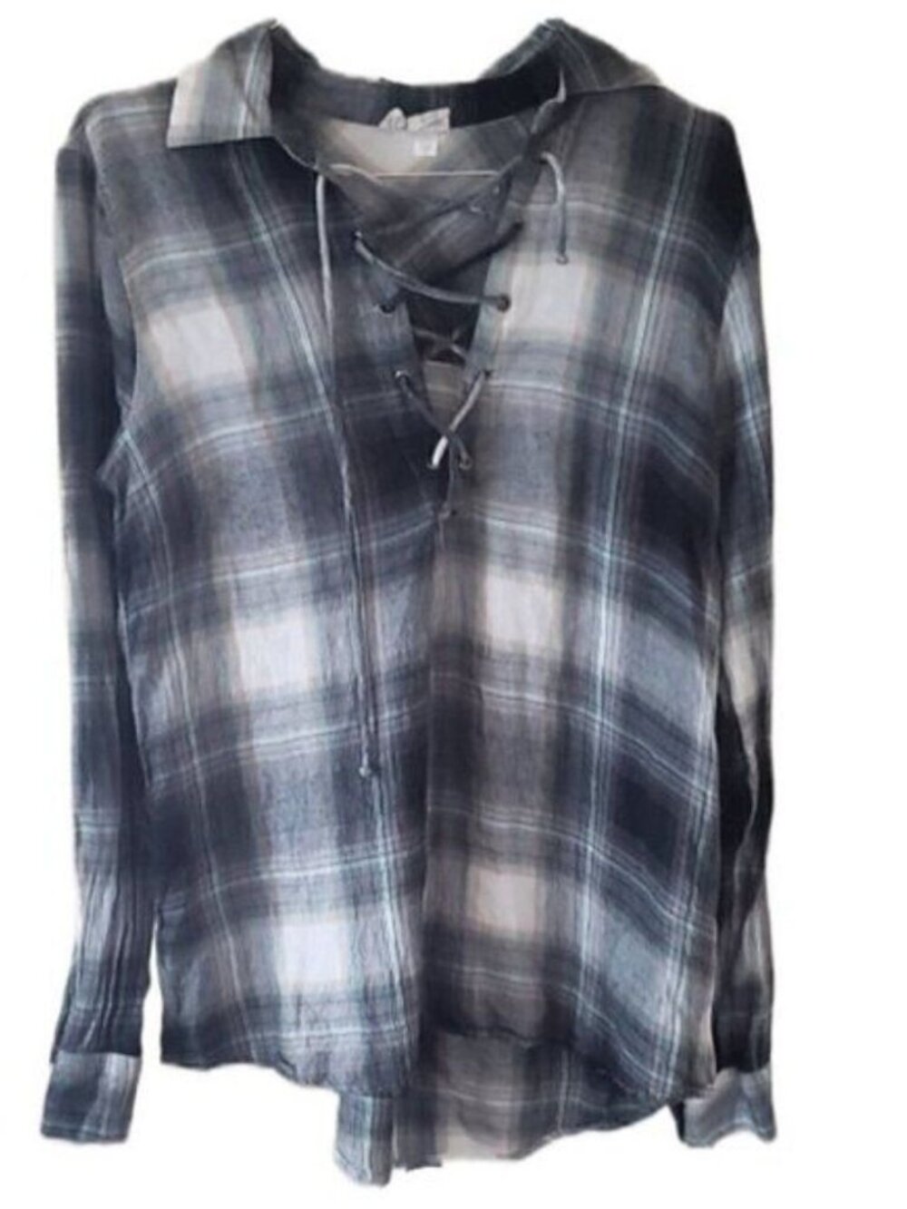 Sky and Sparrow Women's Pullover Lightweight Flannel Shirt